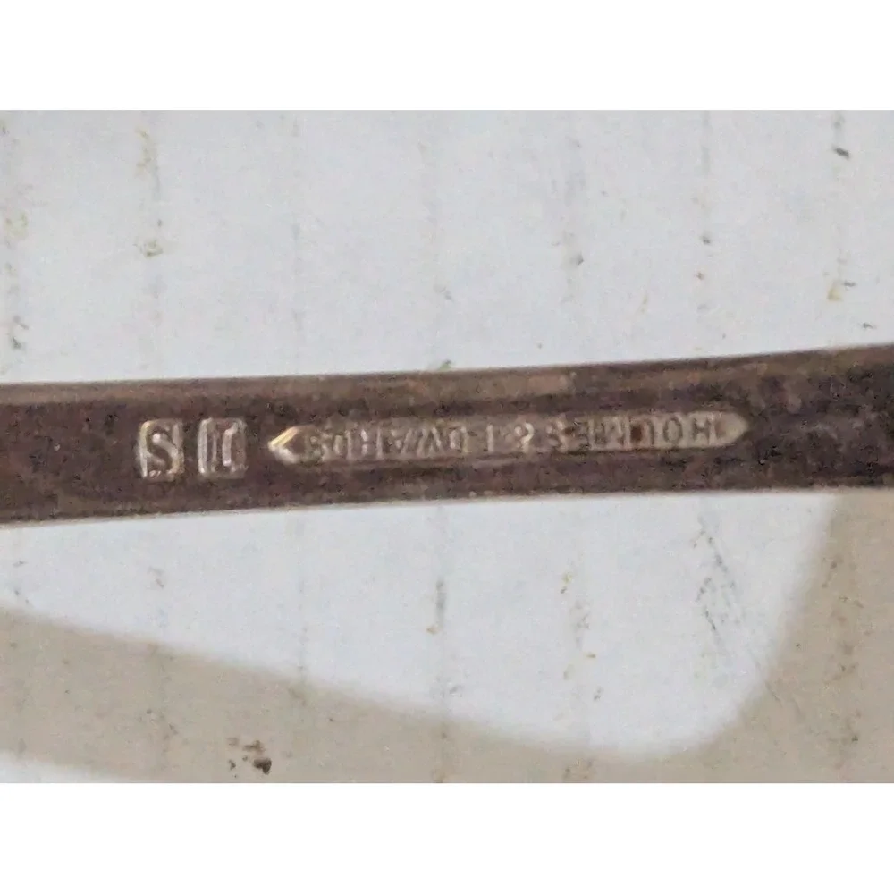 Holmes & Edwards May Queen Silverplate Meat Fork Jelly‎ Server Ladle 3pc Set